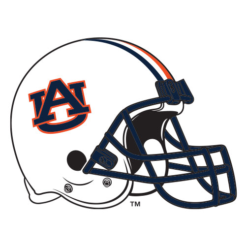 Auburn Football Helmet Mark facing right